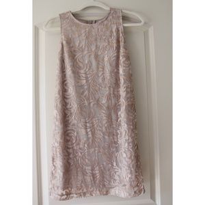 Gianni Bini nude/gold sleeveless dress